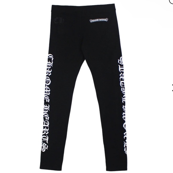 Chrome Hearts Pants - Chrome Hearts Script Leggings